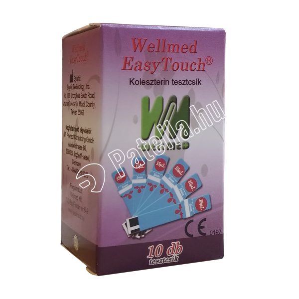 WELLMED EASY TOUCH GC KOLESZTERIN TESZTCSÍK 10X