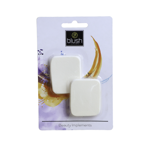BLUSH Sminkszivacs lapos 2db